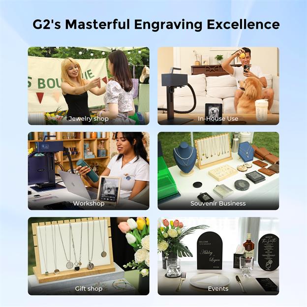 G2 20W Fiber Laser Engraver (Clearance Limited Quantity)-U.K.