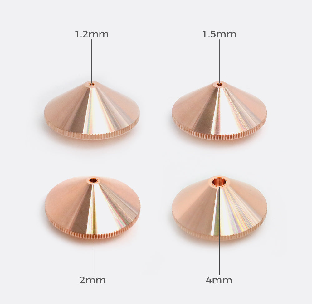 Pacote de Bicos de Corte a Laser para as Séries M2/M3 (5 Peças)