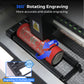 Cortadora e Gravadora a Laser com Tubo de Metal RF Gweike Cloud com Rotativo