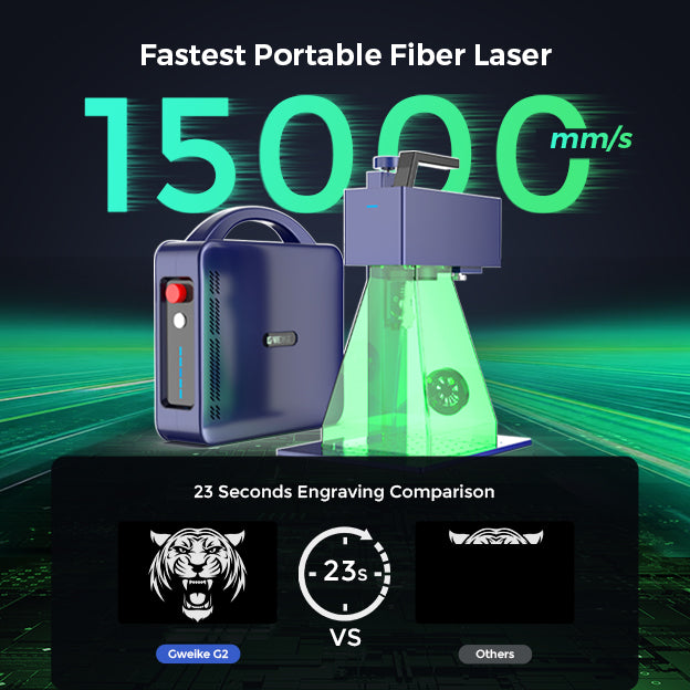 GWEIKE G2 Gravador a Laser de Fibra Portátil 20W/30W/50W