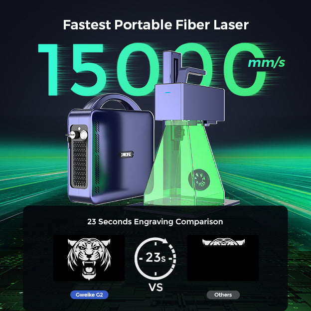 GWEIKE G2 Gravador a Laser de Fibra Portátil 20W/30W/50W