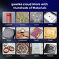 Cortadora e Gravadora a Laser com Tubo de Metal RF Gweike Cloud com Rotativo